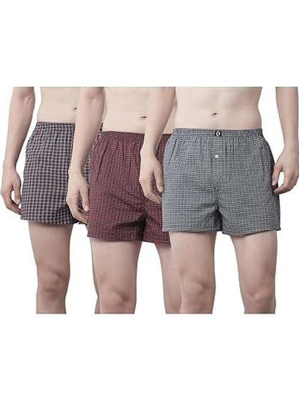 Dollar Pack Of 3
                        Checked Cotton Boxers TSSO-01-CHECK234-PO3