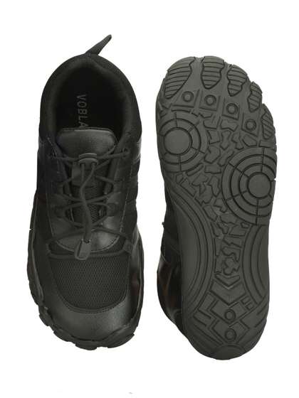 VOBLAND Men Textured
                    Patent Leather Sneakers