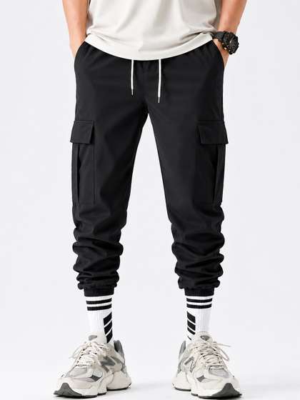 JEIRI Men Easy Wash
                        Cargos Trousers