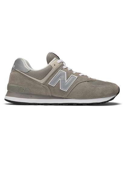 New Balance Men
                          574 Grey & Silver-Toned Woven Design Suede
                          Sneakers