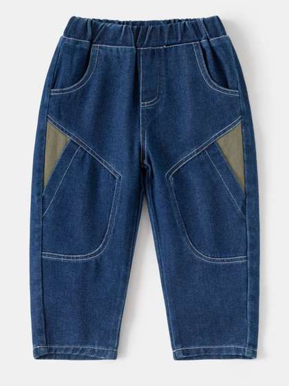 Hopscotch Boys Comfort
                    Regular Fit Mid-Rise Jeans