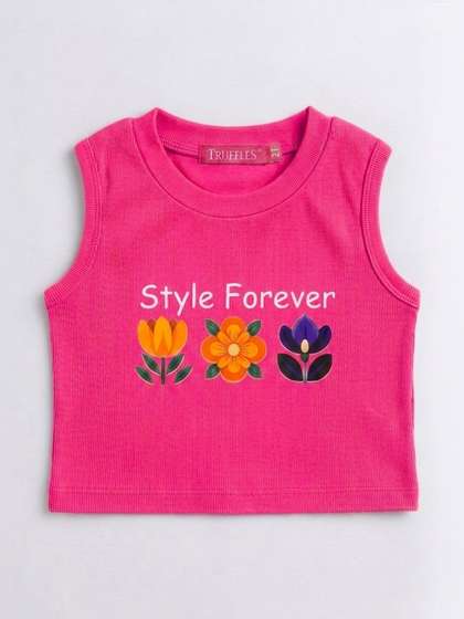 TRUFFLES Girls Cotton
                    Blend Tops