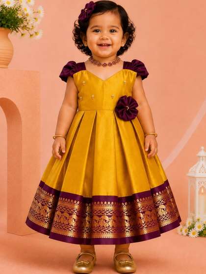 Babypattu Fit &
                    Flare Mini Dress