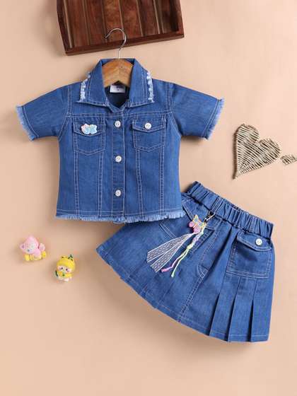 LACKii DOLL Girls
                      Shirt with Skirt