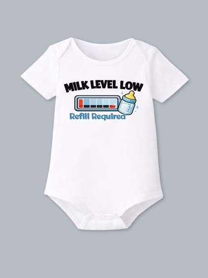 BLUSHES Infants Printed
                    Cotton Bodysuits