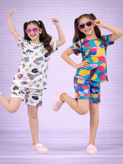 LITBABY Girls Printed
                    Nightdress