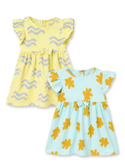The Boo Boo Club Floral
                    Print Ruffled A-Line Dress