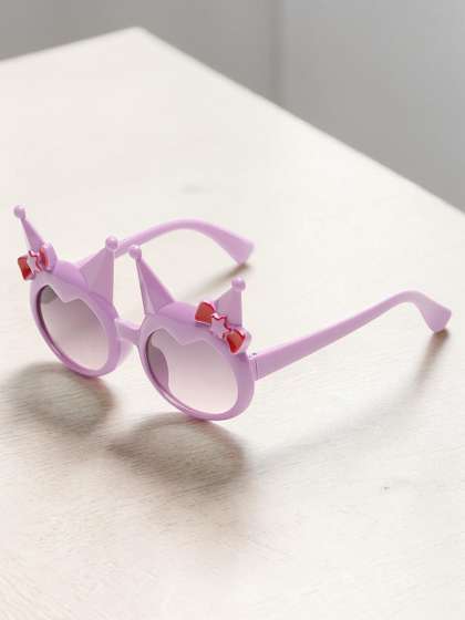 Stoln Girls Brown Lens
                    & Purple Round Sunglasses with