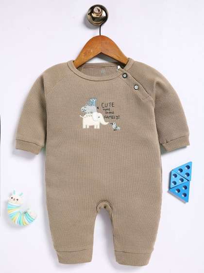 BABY GO Boys Cotton
                    Rompers