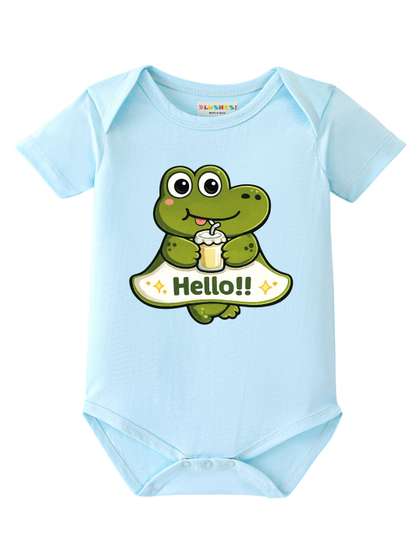 BLUSHES Infants Printed
                    Cotton Bodysuits