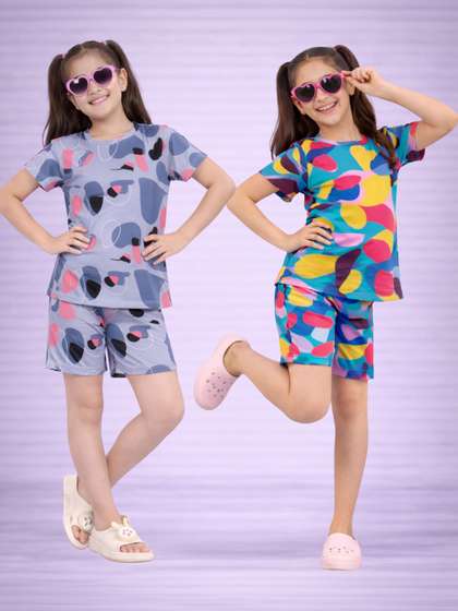 LITBABY Girls Printed
                    Nightdress
