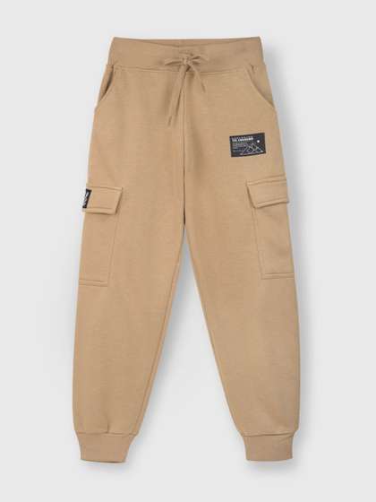 Nap Chief Kids Unisex
                    Mid-Rise Cotton Cargo Joggers