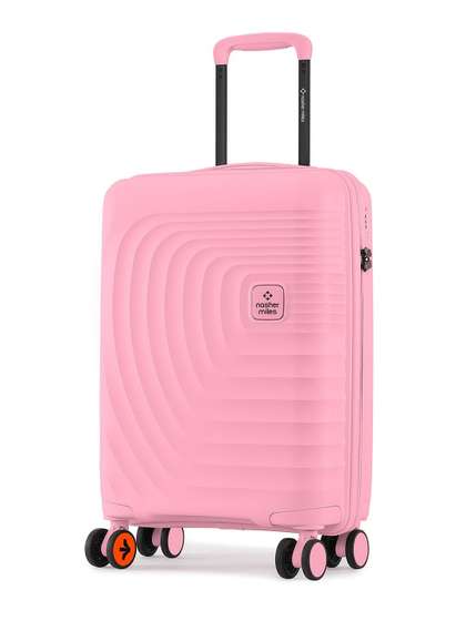 Nasher Miles
                          Boston Polypropylene Cabin Pink Trolley Bag -
                          20 Inch (55 cm)