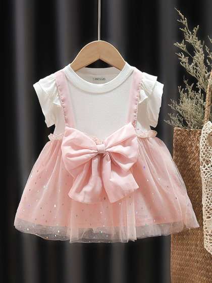 INCLUD Flutter Sleeve
                    Ruffled Mini Dress