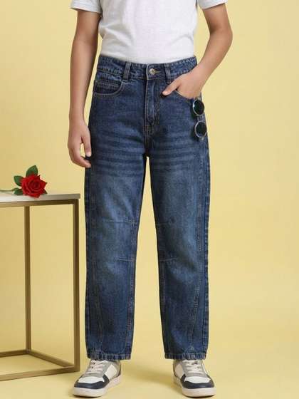 V-Mart Boys Regular Fit
                    Mid-Rise Light Fade Jeans
