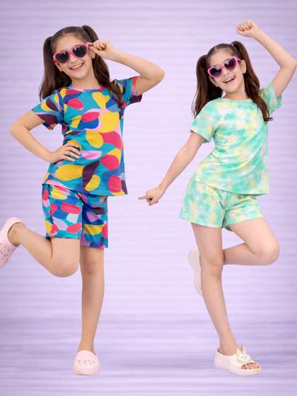 LITBABY Girls Printed
                    Nightdress