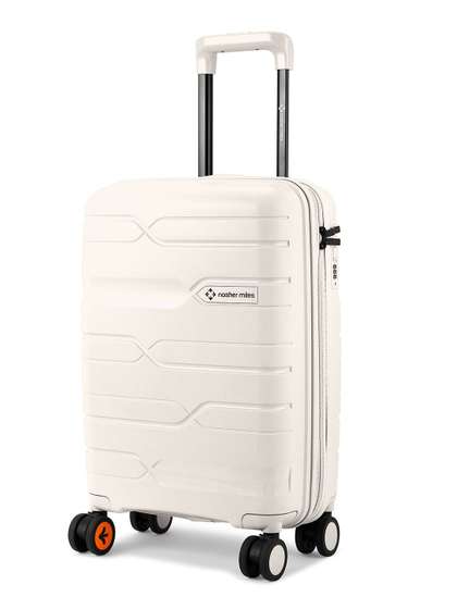 Nasher Miles Paris
                      Polypropylene Cabin White Trolley Bag - 20 Inch
                      (55 cm)