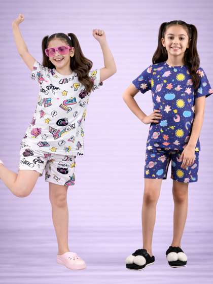 LITBABY Girls Printed
                    Nightdress