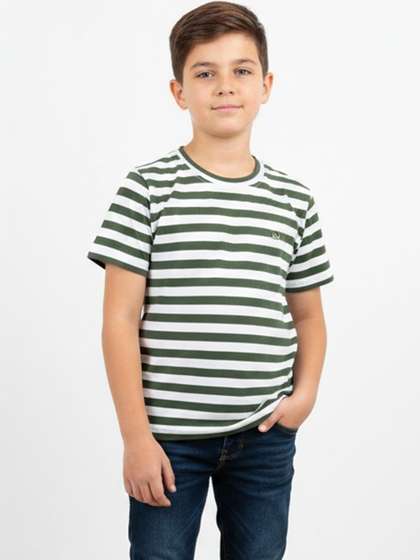 YK X Minute Mirth Boys
                    Striped T-shirt