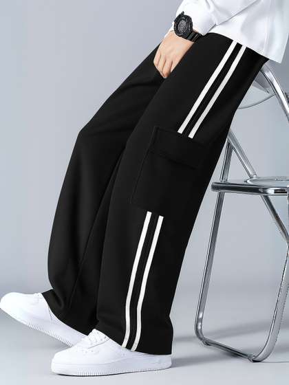 CHROVEL Men
                          Relaxed Fit Training Track Pants