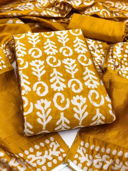 Rangtulika Ethnics
                        Printed Unstitched Dress Material