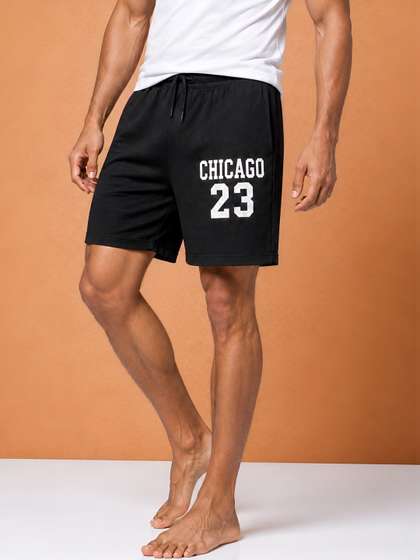 TEDWOODS Men
                      Typography Printed Training or Gym Shorts
