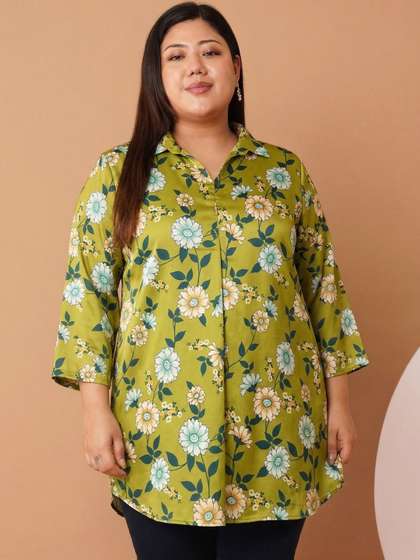 U&F Beyond
                        Floral Print Cotton Top