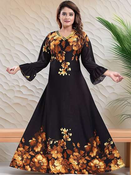 Lovira Printed Maxi
                        Nightdress