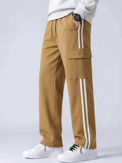 CHROVEL Men Relaxed
                        Fit Track Pants
