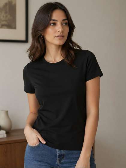 SZN Pack Of 2 Round
                        Neck Regular Fit T-shirts
