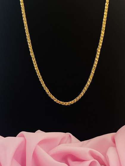 RKB Sales Men Brass
                    Gold-Plated Chain