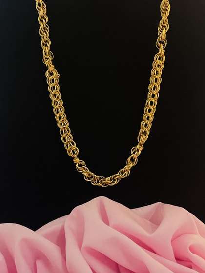 RKB Sales Men Brass
                    Gold-Plated Chain