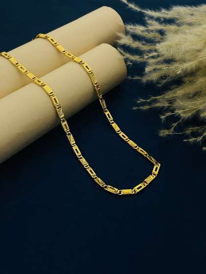 RKB Sales Men Brass
                    Gold-Plated Chain
