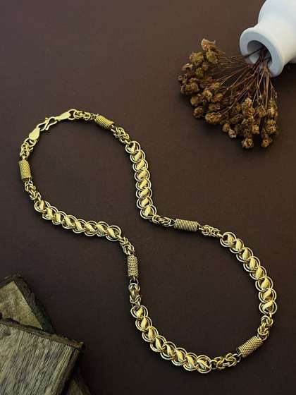 RKB Sales Men Brass
                    Gold-Plated Chain