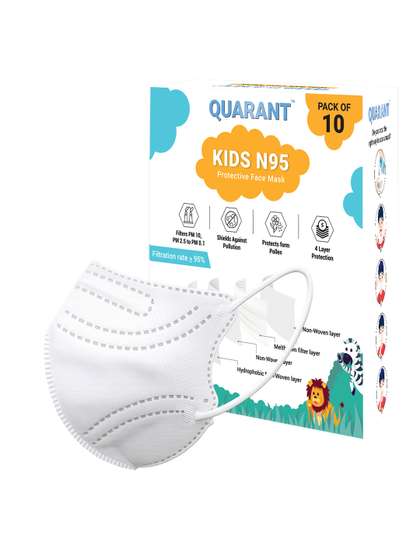QUARANT Set Of 10
                      Non-woven Fabric N95 Elasticated Outdoor Masks