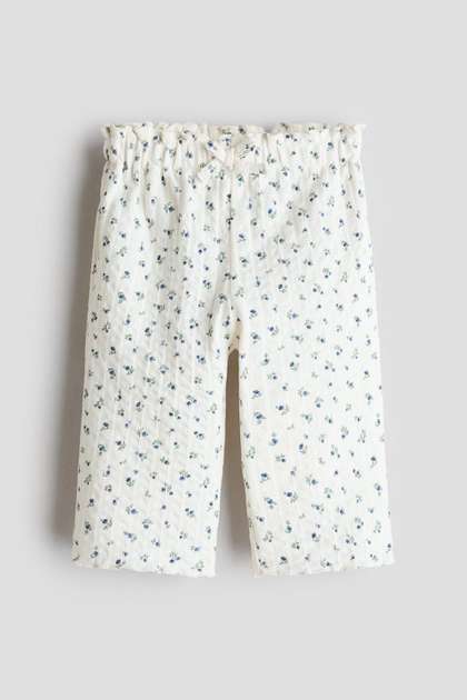 H&M Textured
                      Jersey Trousers