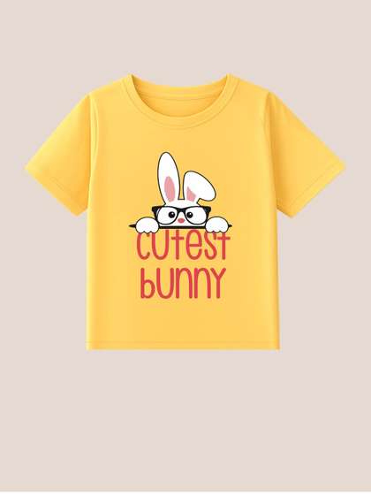 BLUSHES Kids Printed
                    T-shirt with Mask