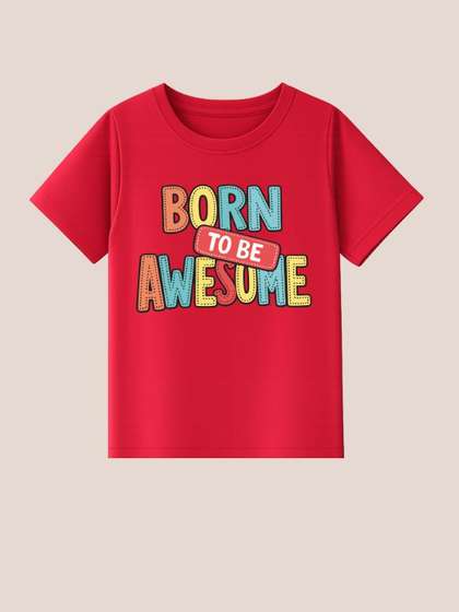 BLUSHES Kids Printed
                    T-shirt with Mask