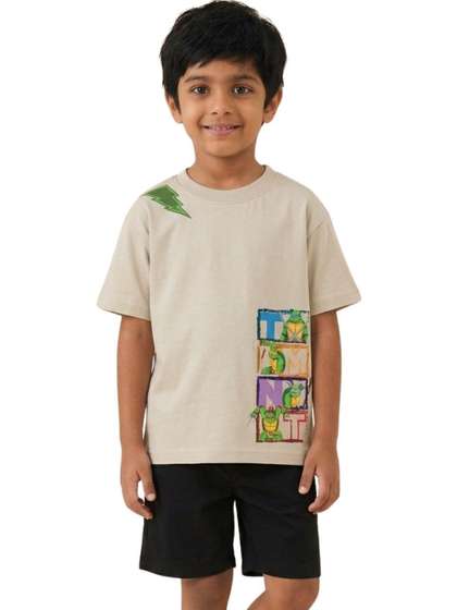 Button Bear Boys Printed
                    T-shirt
