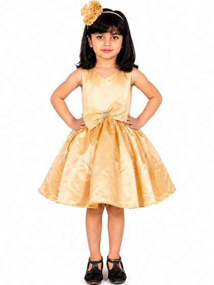 Wish little Girls
                      V-Neck A-Line Knee Length Dress