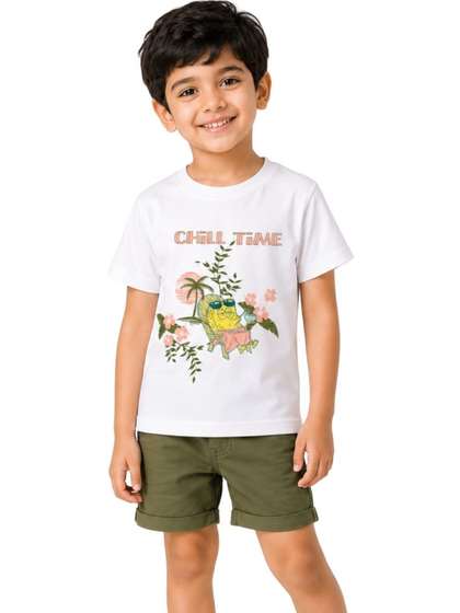 Button Bear Boys Printed
                    T-shirt