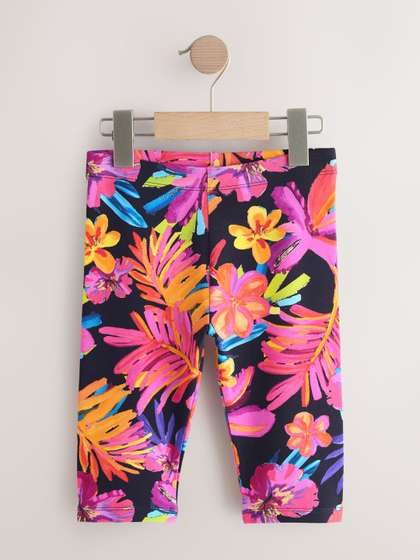 NEXT Girls Printed
                    Three-Fourth Leggings