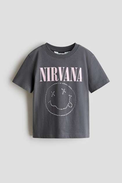 H&M Print-motif
                    Cotton T-shirt