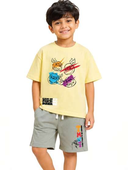 Button Bear Boys
                      Printed T-shirt with Shorts