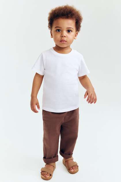 H&M Linen-Blend
                    Trousers