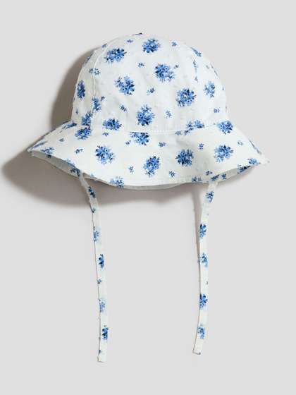 H&M Floral-Print Sun
                    Hat
