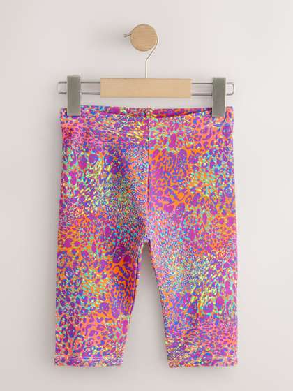 NEXT Girls Abstarct
                    Printed Three-Fourth Leggings