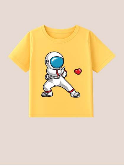 BLUSHES Kids Printed
                    T-shirt with Mask