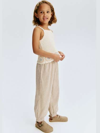 H&M Textured
                      Jersey Trousers