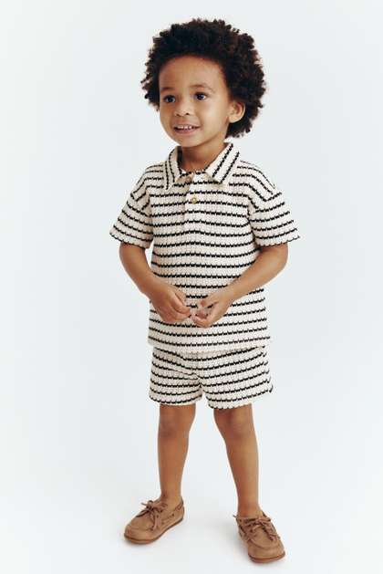 H&M 2-piece
                    hole-knit cotton set